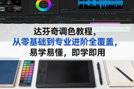 零基础到专业进阶达芬奇调色教程 全场景实用调色技巧详解
