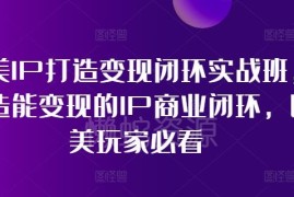 2024医美IP打造变现闭环实战班 全链路可落地运营学习课程