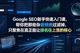 Google SEO新手快速入门教程 聚焦排名提升核心动作附双语字幕