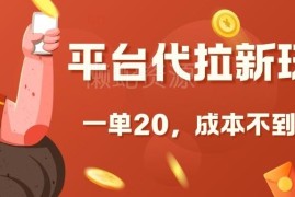 自媒体平台代拉新玩法拆解 低投入高收益副业项目操作揭秘