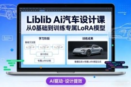 Liblib AI汽车设计教程 零基础学文生图及专属LoRA模型训练