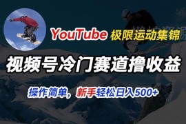 视频号冷门赛道玩法：搬运YouTube极限运动集锦起号赚收益指南