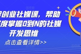 外贸社媒开发系统课程 从0到N掌握客户挖掘及AI实操技巧