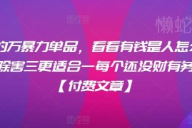 月入六位数小众医疗器械暴利项目揭秘 适合想增收的普通人