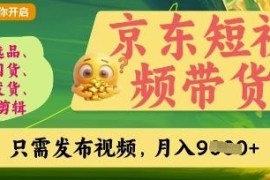 京东短视频带货零门槛副业 实操步骤及收益详解