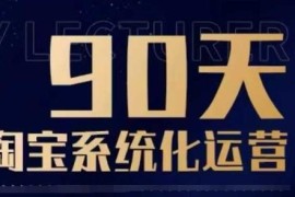90天系统化淘宝运营教程 零基础从入门到精通实战指南