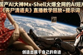 国产AI大神Mx-Shell《丧尸清道夫》直播教学回放及提示词整理
