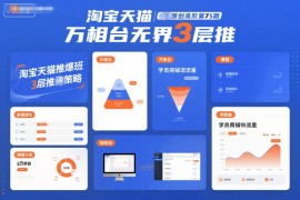 淘宝天猫推爆班高阶第75期 万相台无界3层推实操教程