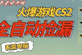 CS2交易市场全自动捡漏赚钱方法 无需玩游戏手机即可操作