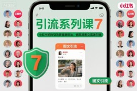 小红书矩阵引流获客新玩法 低风险图文高效引流实操课程
