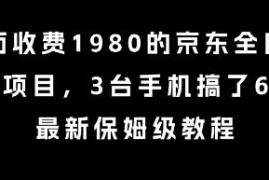 京东全自动掘金项目保姆级教程 附全套操作工具与落地玩法