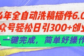 2024全自动洗稿插件6.0教程 公众号日引300+创业粉实操方法