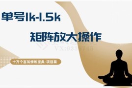 小红书商单单号月入1000-1500玩法 可矩阵放大操作实操教程