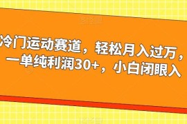 冷门羽毛球运动赛道赚钱玩法 小白可操作单单纯利润超30元