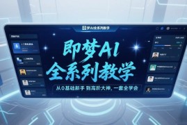 即梦AI全系列系统教学 零基础到高阶创作全流程学习教程