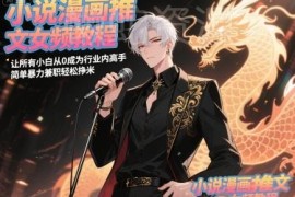 女频小说漫画推文实操全教程 零基础小白从入门到精通指南