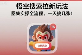 悟空搜索拉新玩法实操全流程 早期风口项目收益及操作指南