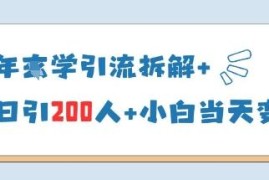 2025年国学引流玩法拆解 小白可操作单日引流200人当天变现