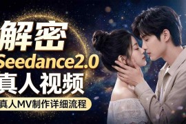 Seedance 2.0使用教程 零基础制作真人MV全流程实操指南