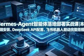 Hermes-Agent智能体部署实战 本地安装DeepSeek配置飞书联动全教程