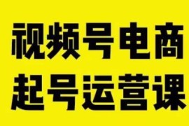 视频号电商自然流起号运营课 新人0-1开店选品投放全指南