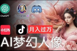 零基础AI梦幻人像摄影实操教程 副业变现月入过万全攻略