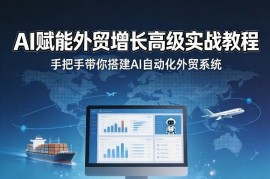 AI赋能外贸增长实战教程 手把手教你搭建AI自动化外贸系统