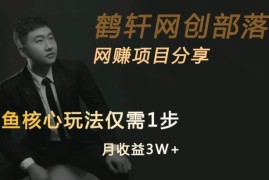 闲鱼无货源不卖货核心玩法 正规长期可做年变现20万实操教程