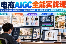 电商AIGC全能实战课：掌握AI商品图详情页视频创作全技能