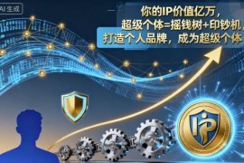 个人IP打造系统课程 教你搭建个人品牌成为高价值超级个体