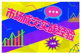 市场成交实战经验教程 从认知觉醒到落地掌握开拓成交核心能力