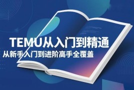 TEMU运营从入门到精通教程 新手入驻到进阶玩法全覆盖