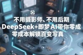 用DeepSeek+即梦AI制作百变写真 零成本无需专业摄影师和后期