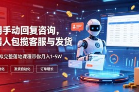2026拼多多虚拟电商实操课程 自动运营零基础可做副业增收