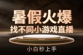 暑假热门找不同小游戏直播间玩法拆解 零基础小白可快速上手