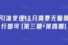 万能引流变现4.0第三第四期 多平台无脑操作引流获客教程
