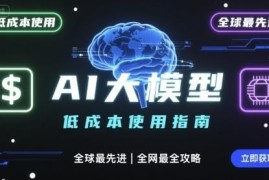 全球先进AI大模型低成本使用指南 无翻墙调用实操方法汇总