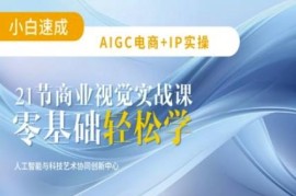 21节AIGC电商平面设计实操课 零基础玩转AI设计工具