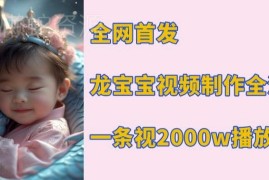 2024龙宝宝AI视频制作教程 高播放涨粉变现实操指南