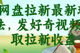 网盘拉新最新实操玩法 抖音收藏家发好奇视频获拉新收益