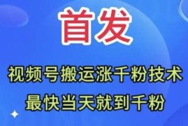 视频号快速涨千粉实用方法 助力顺利开通橱窗及分成计划