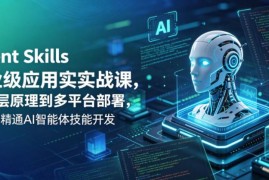 Agent Skills企业级实战课 零基础学AI智能体开发与多平台部署