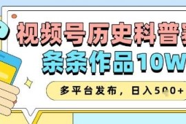2025视频号历史科普赛道运营攻略 AI创作多平台分发提收益