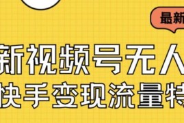 2024视频号半无人直播转快手变现实操玩法 附教程及素材