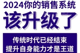 2024可落地销售实战课 适配买方市场升级你的销售系统
