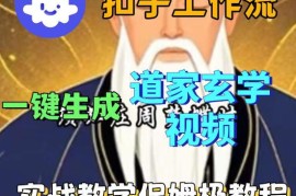 Coez扣子智能体一键生成道教玄学视频工作流 保姆级搭建教学