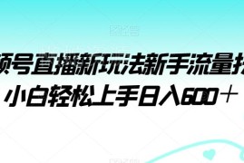 2024视频号泛知识读书直播新玩法 新手享流量扶持无需露脸易上手