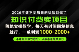 做项目总被割韭菜卖项目却月入十万 普通人互联网赚钱该怎样入门