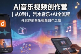 AI音乐视频创作营教学 汽水音乐+AI全流程从0到1实操教程