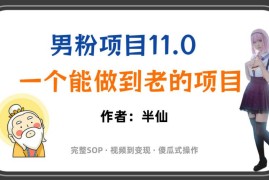 男粉写真项目11.0全流程SOP 从内容制作到变现落地实操教程